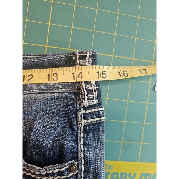 Cowgirl Tuff Vintage Cross Western Embroidered Jeans 27 - Picture 9 of 16